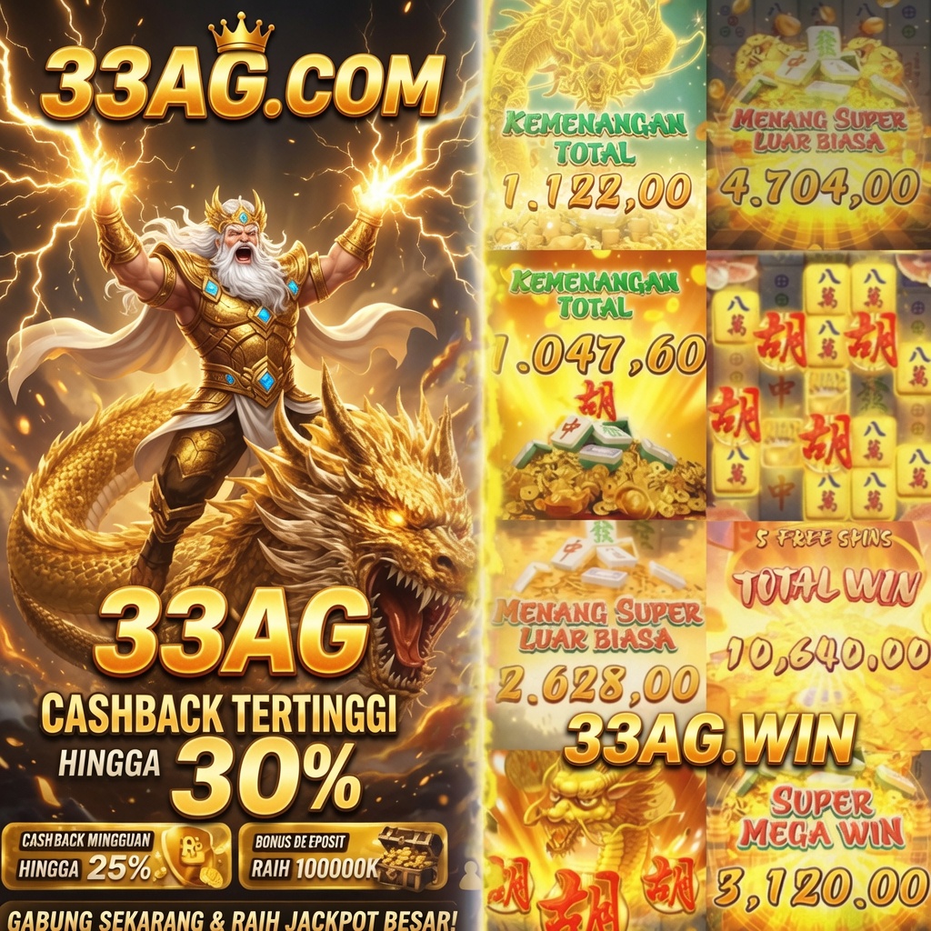 33AG - 33ag Situs Resmi Slot Online dan Pilihan Game PG Soft