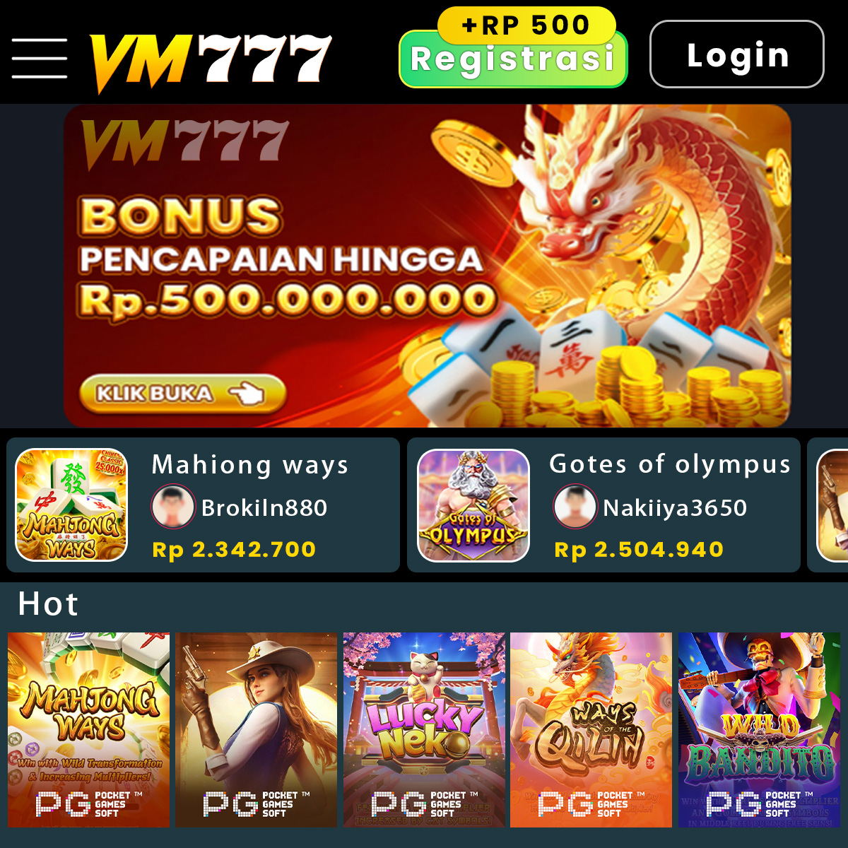 VM777 - Pilihan Game PG Soft untuk Penggemar Slot Online